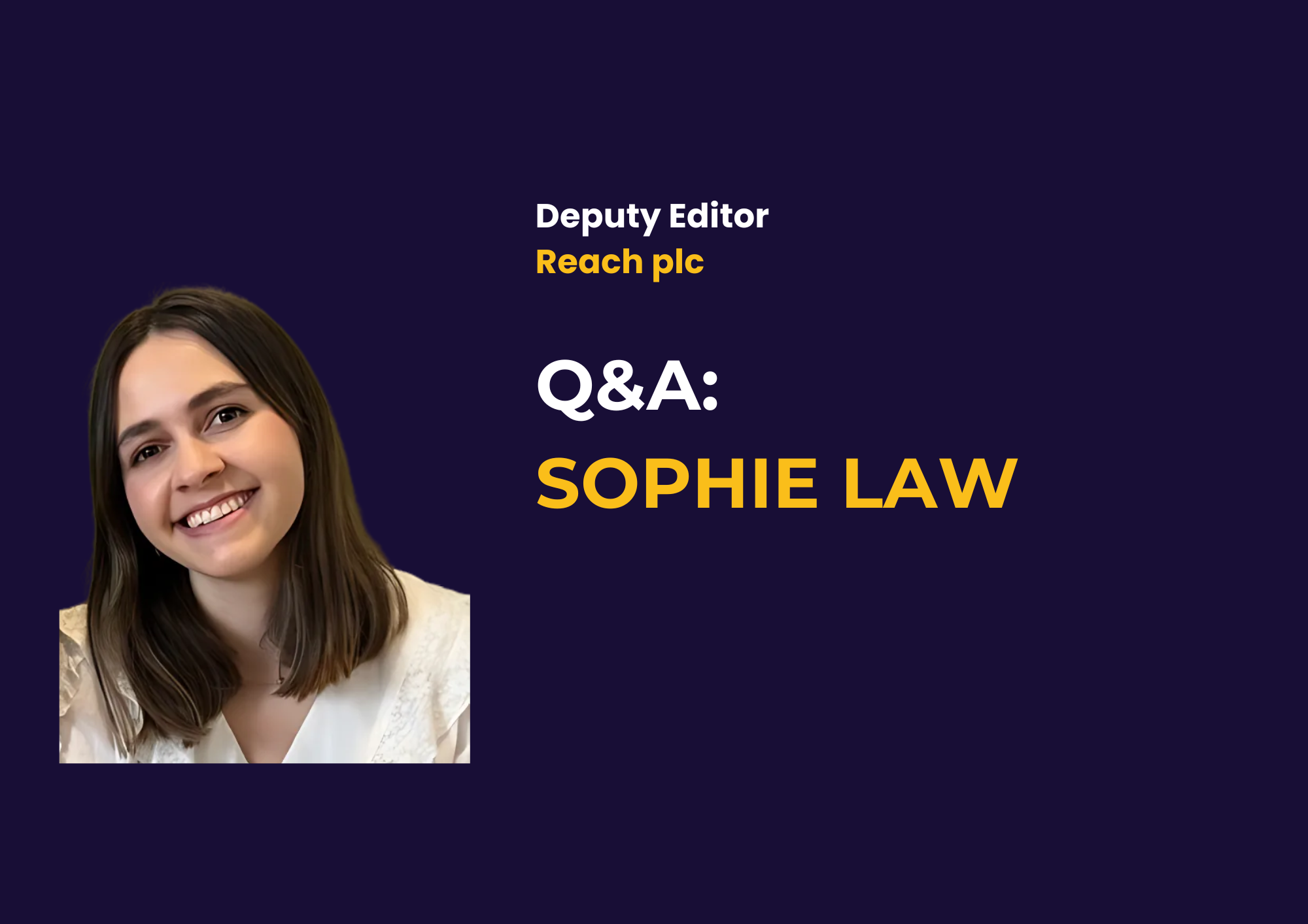 Pitching is All About Expert Comments: Sophie Law at Reach plc